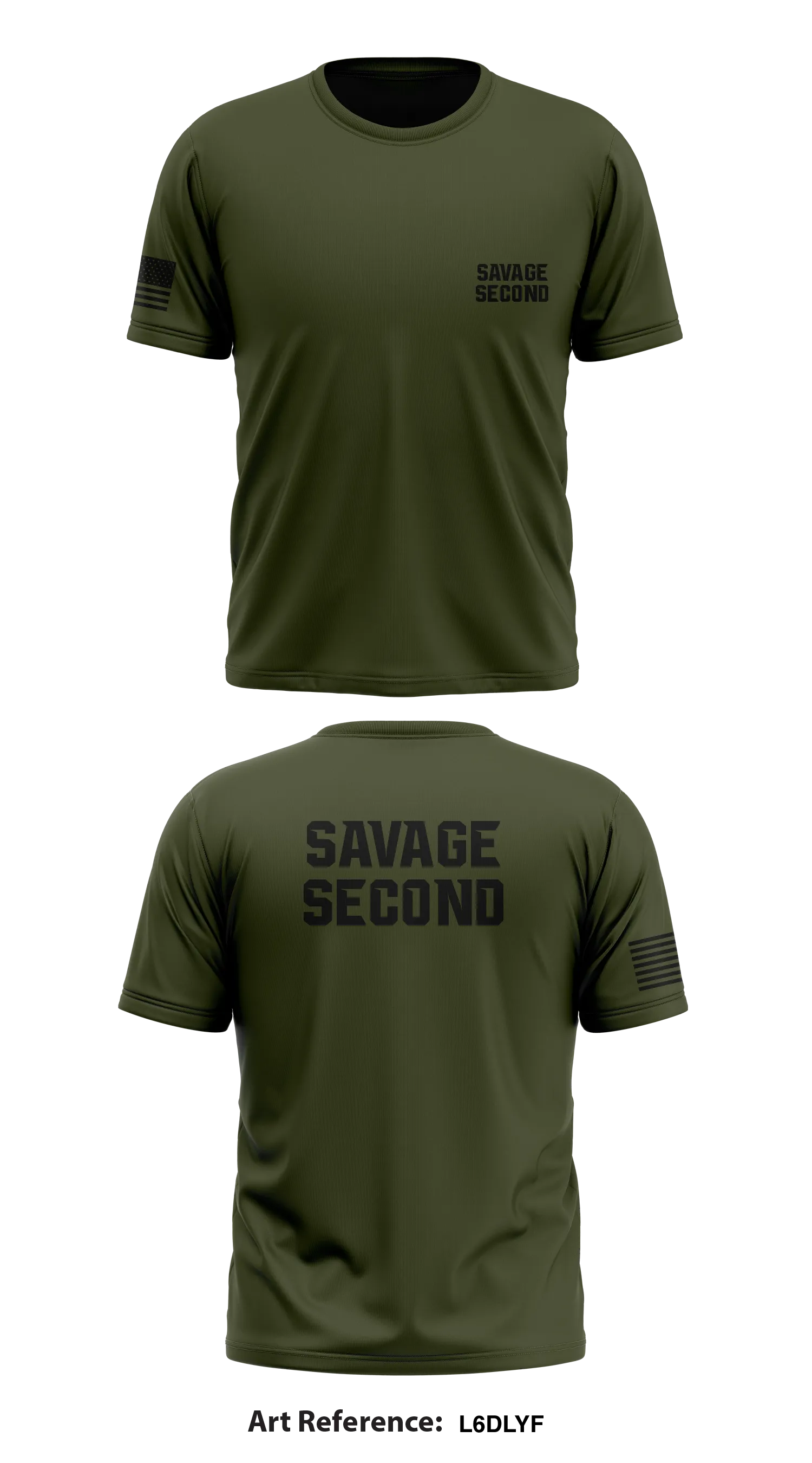 Savage Second Store 1 Core Men's SS Performance Tee - L6dLYF