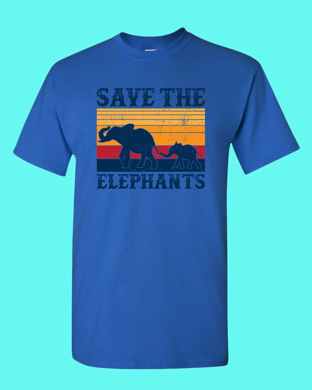 Save the elephant shirt, vegetarian tees