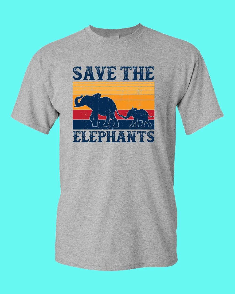 Save the elephant shirt, vegetarian tees