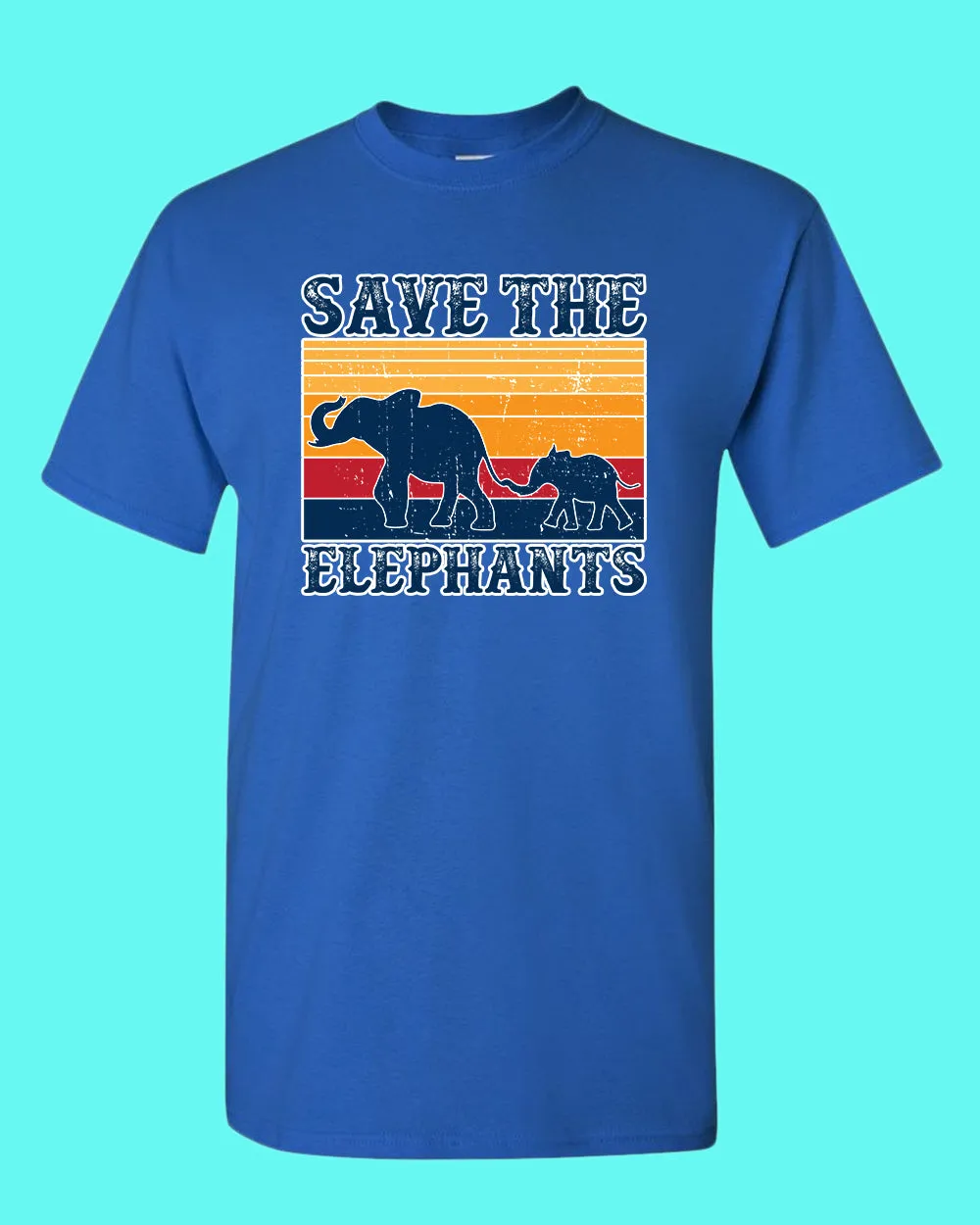 Save the elephant shirt, vegetarian tees