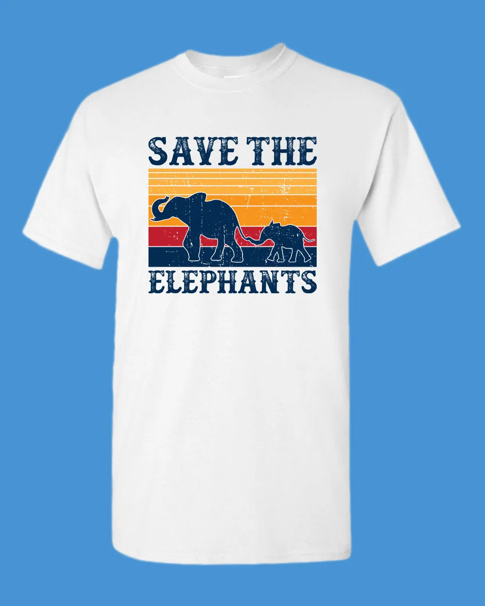 Save the elephant shirt, vegetarian tees