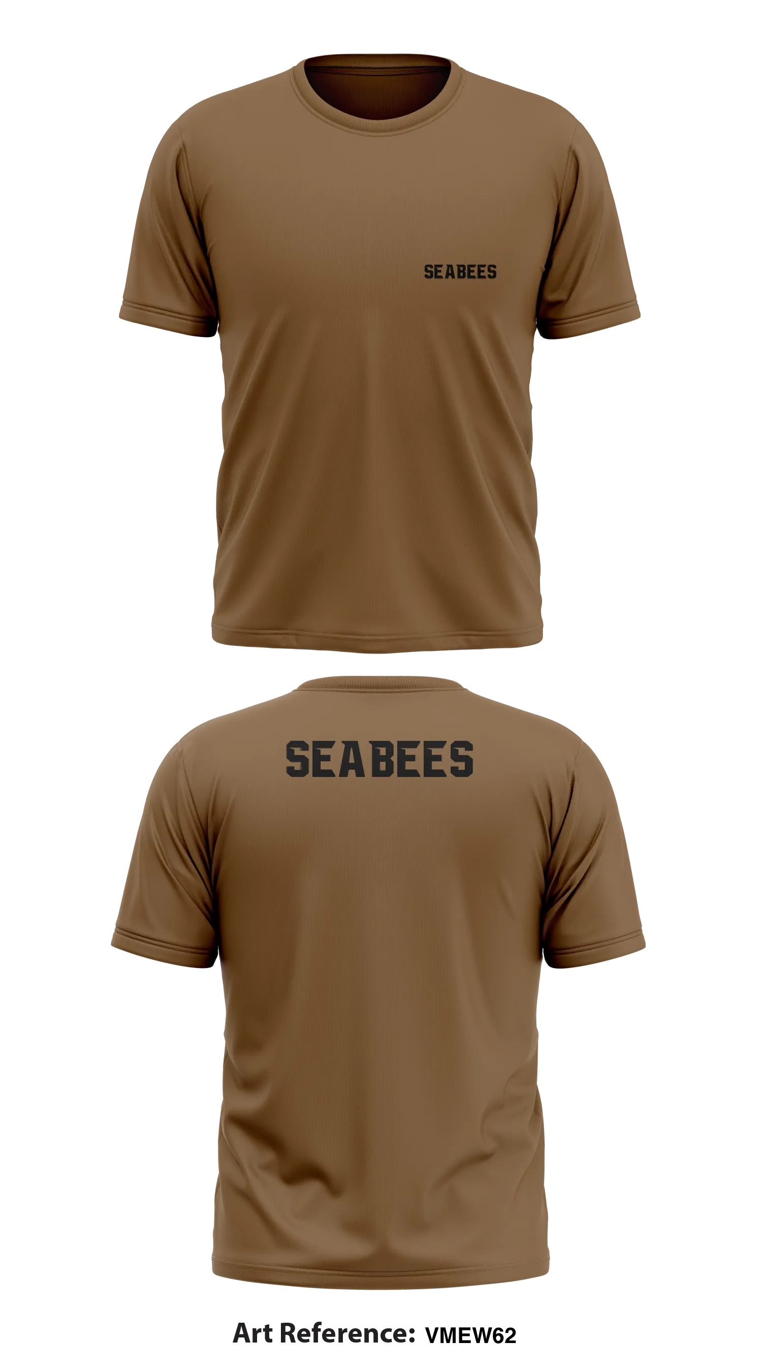 Seabees Store 1 Core Men's SS Performance Tee - 25Q6fh