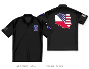 SGS 10th Mountain Div Core Men's SS Performance Polo - btSarc