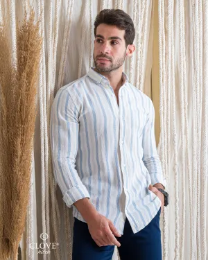 Shebeka New Striped Shirt - Blue