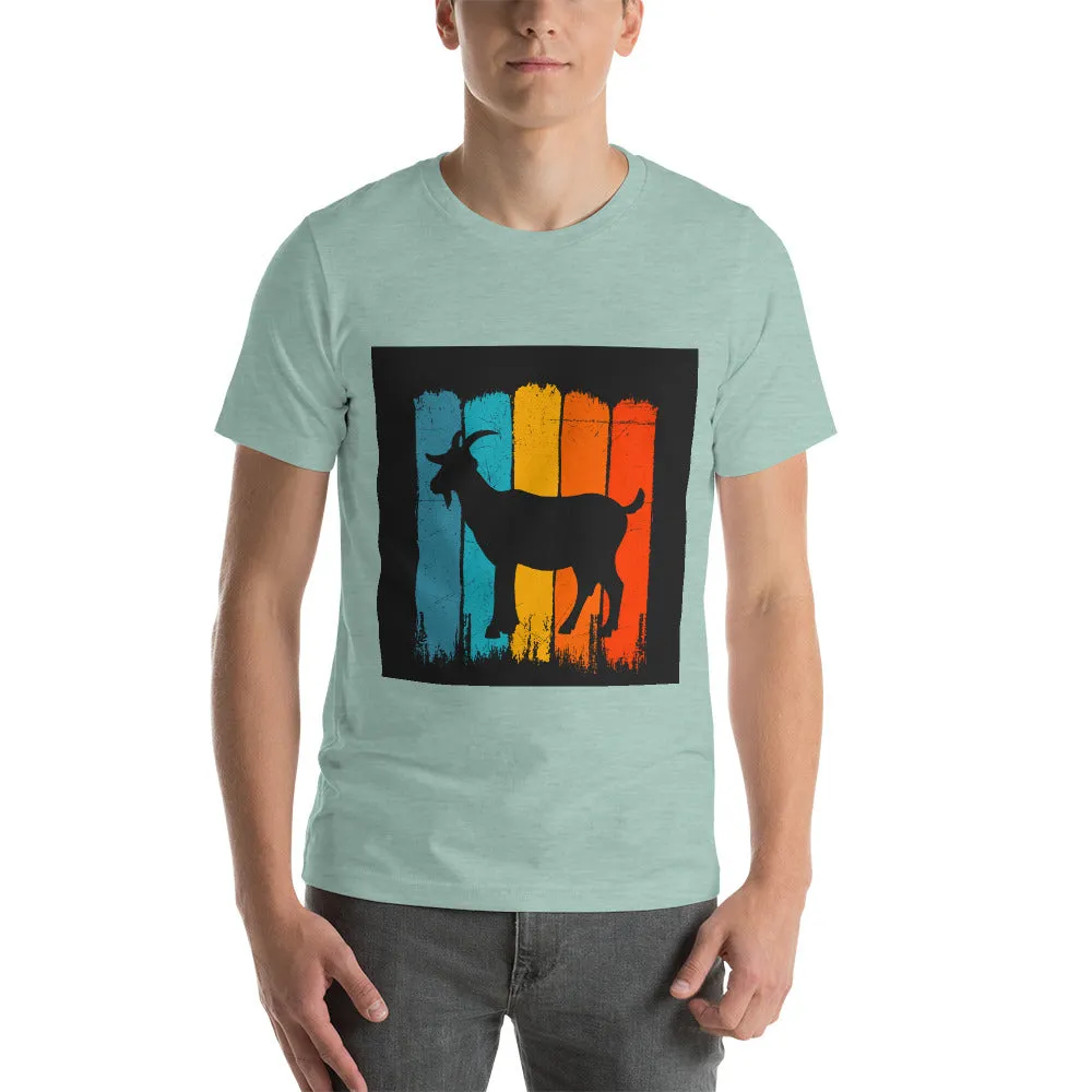 Short Sleeve T-Shirt – Retro Goat Edition