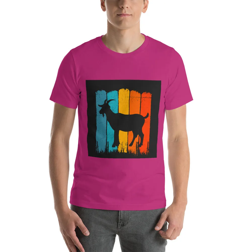Short Sleeve T-Shirt – Retro Goat Edition
