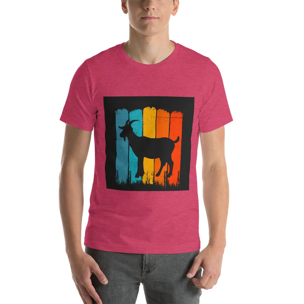 Short Sleeve T-Shirt – Retro Goat Edition