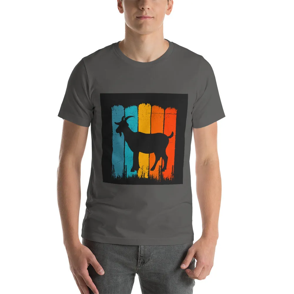 Short Sleeve T-Shirt – Retro Goat Edition