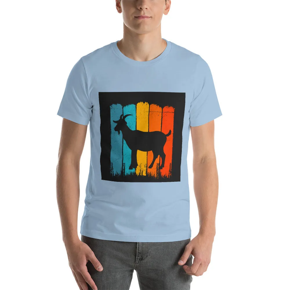 Short Sleeve T-Shirt – Retro Goat Edition