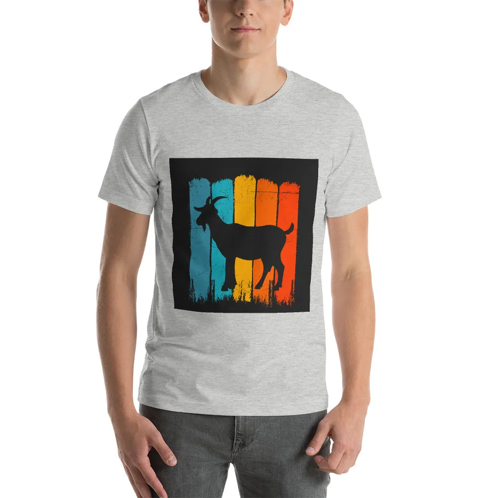 Short Sleeve T-Shirt – Retro Goat Edition
