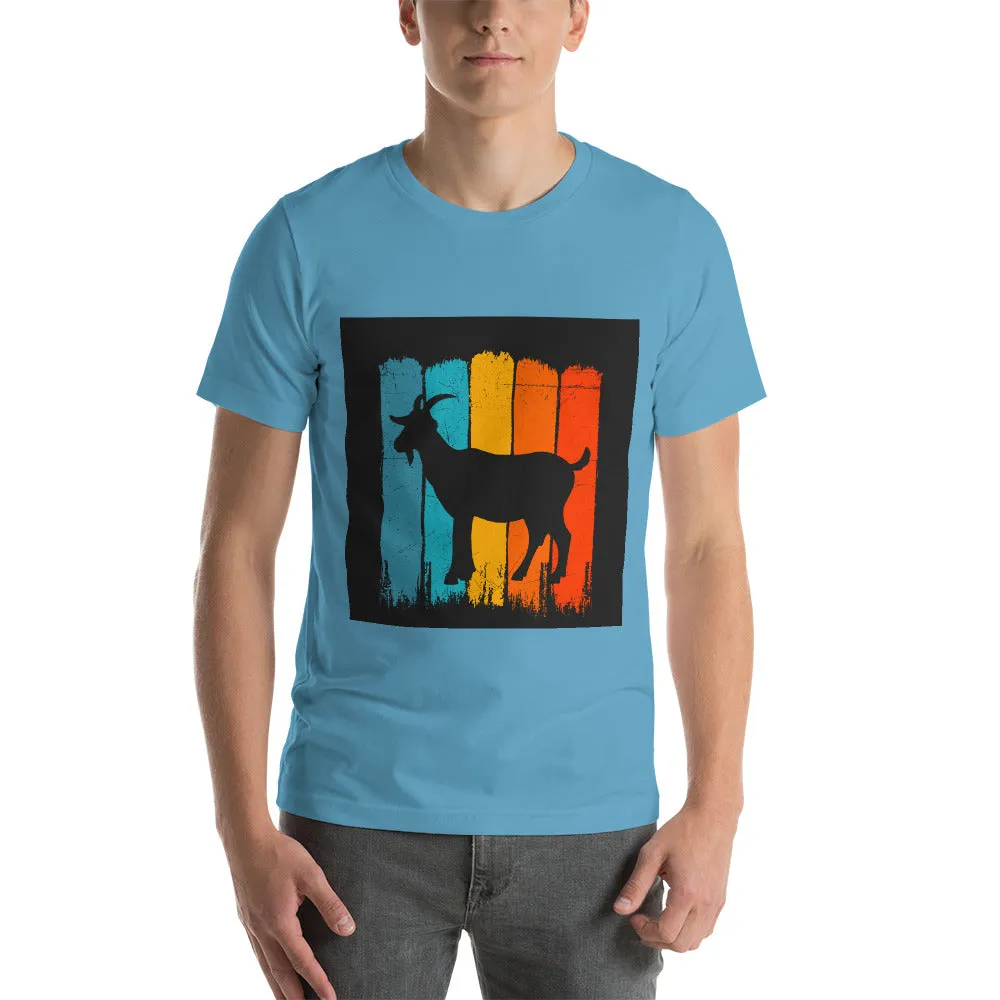 Short Sleeve T-Shirt – Retro Goat Edition