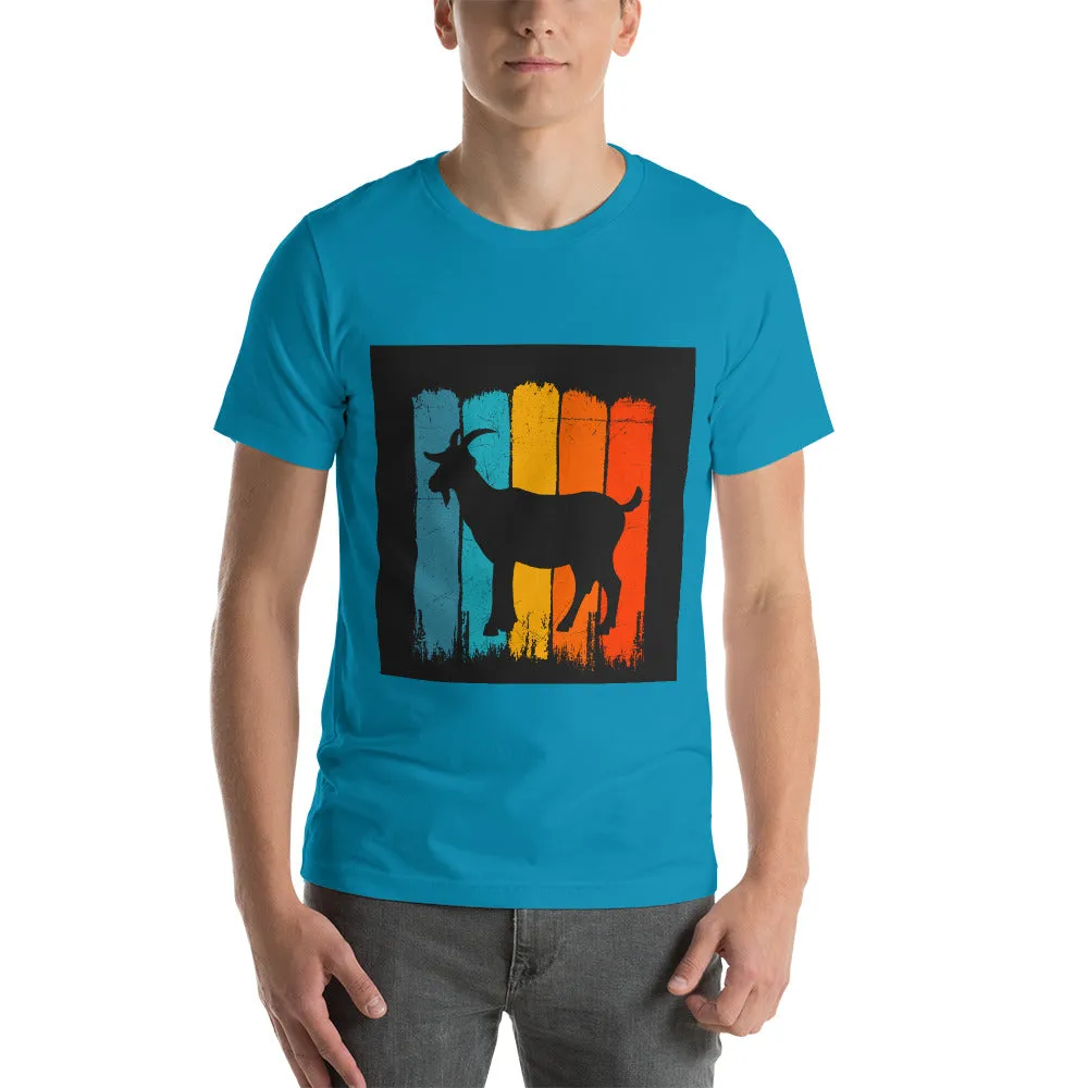 Short Sleeve T-Shirt – Retro Goat Edition