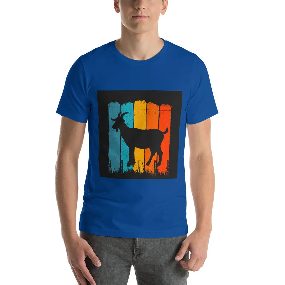 Short Sleeve T-Shirt – Retro Goat Edition