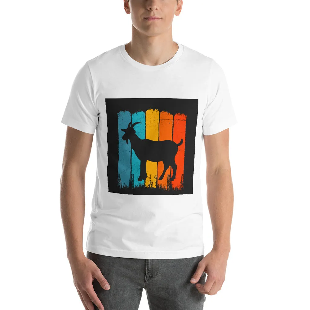 Short Sleeve T-Shirt – Retro Goat Edition