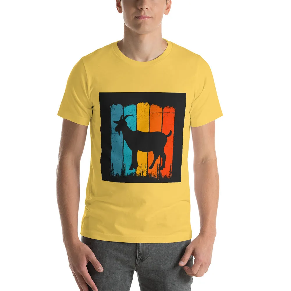Short Sleeve T-Shirt – Retro Goat Edition