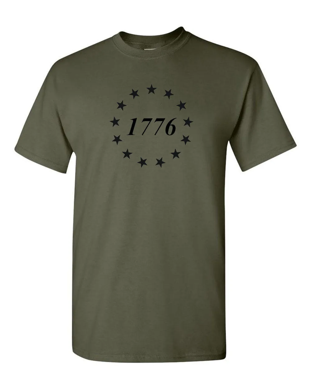 Show Your Patriotism with Our 1776 Betsy Ross Star T-Shirt - Perfect for Freedom-Loving Americans!