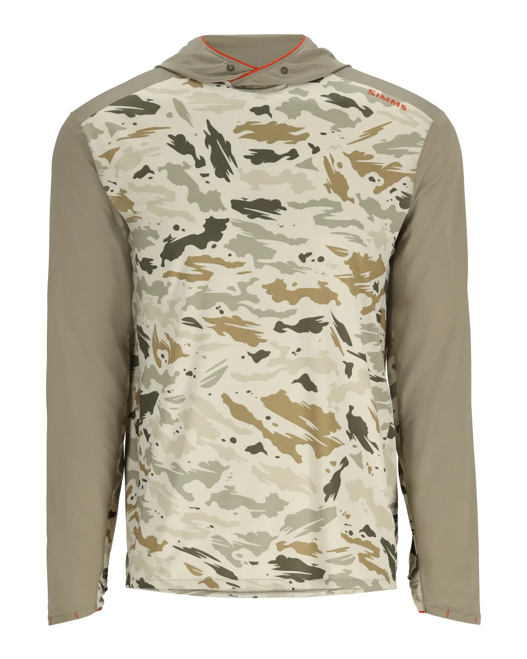 Simms Bugstopper SolarFlex Hoody / Ghost Camo Stone/Stone