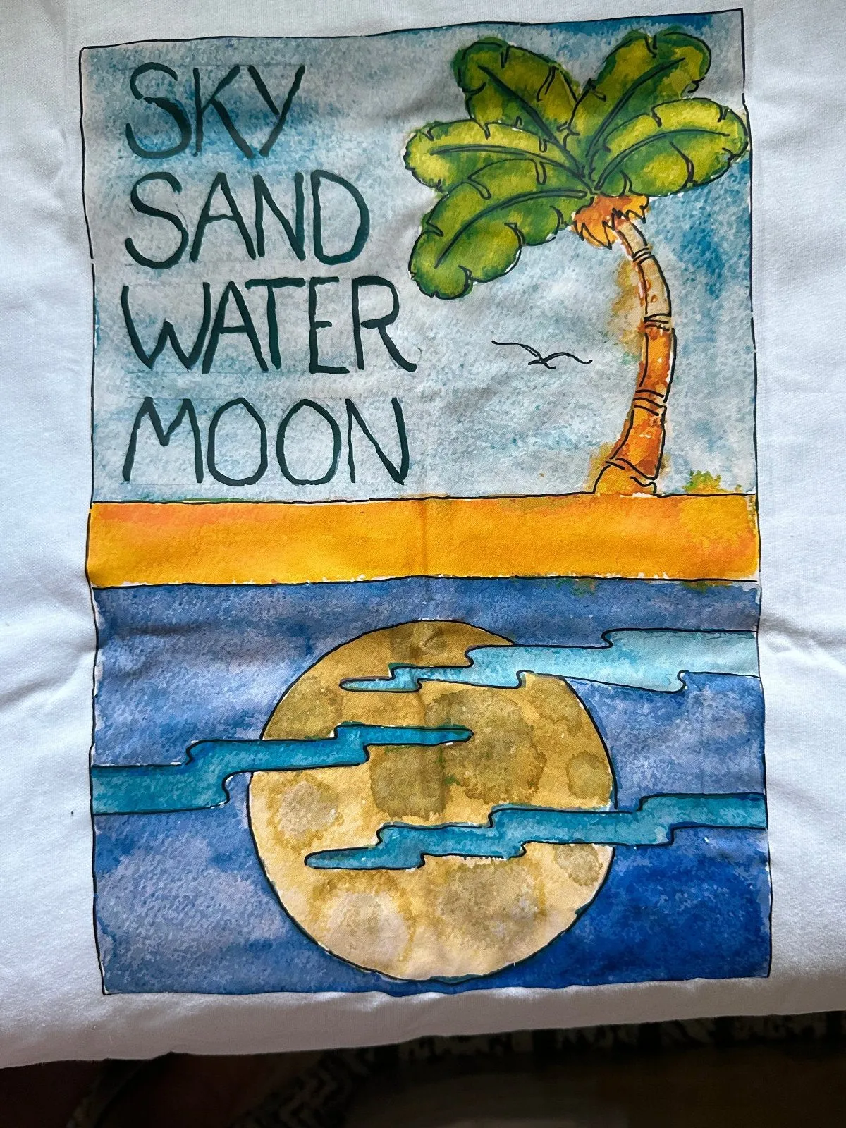Sky Sand Water Moon, Men's T-shirt