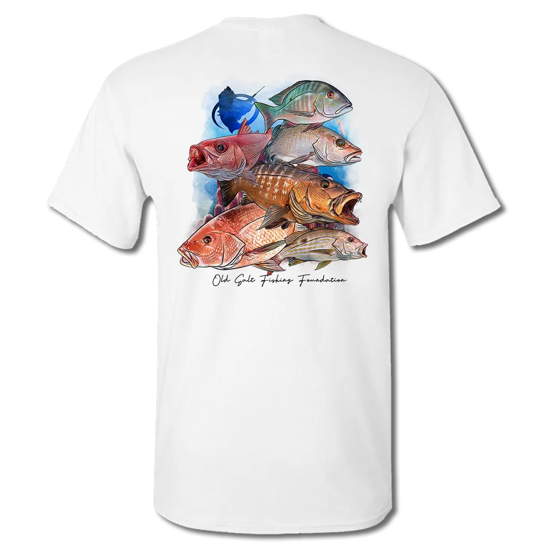 Snapper Frenzy Short Sleeve Performance Shirt