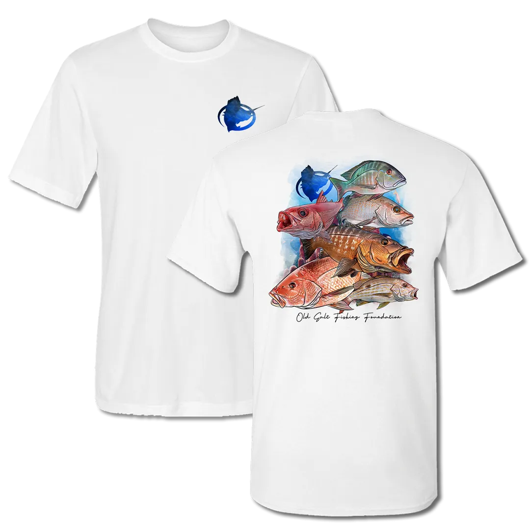 Snapper Frenzy Short Sleeve Performance Shirt