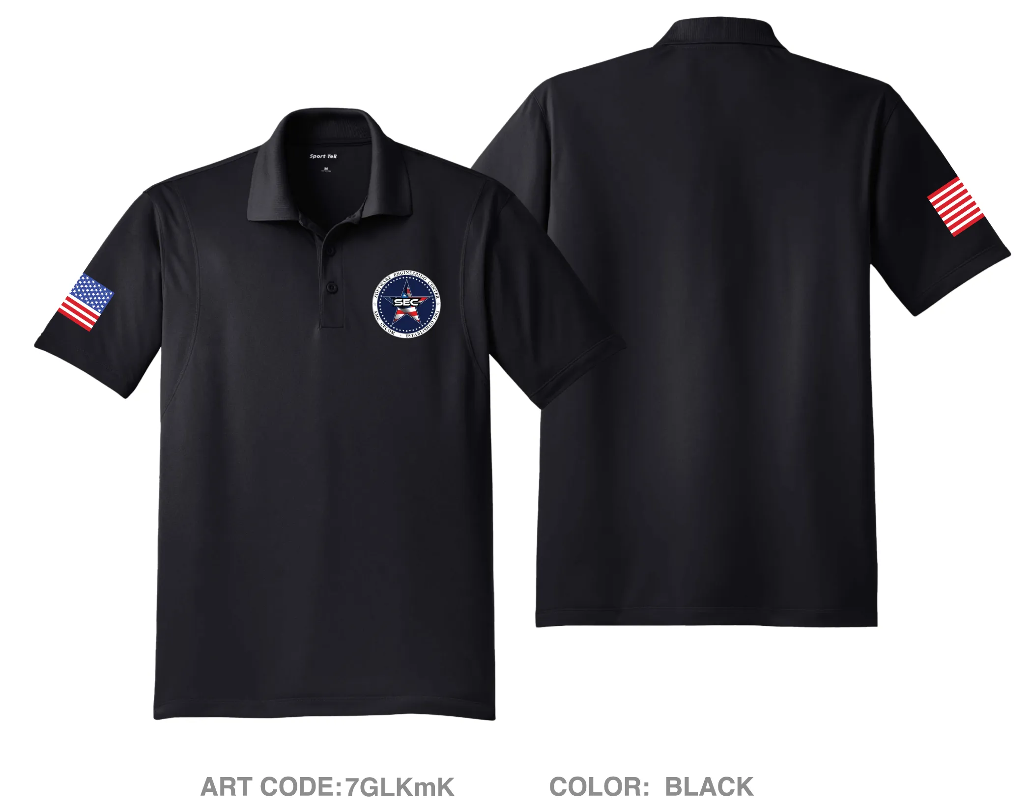 Software Engineering Center Hi-Tech Performance Men's SS Polo - 7GLKmK