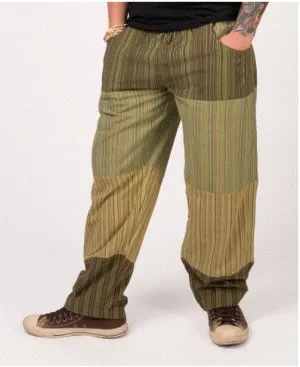 Soul Flower - Unisex Patchwork Pants