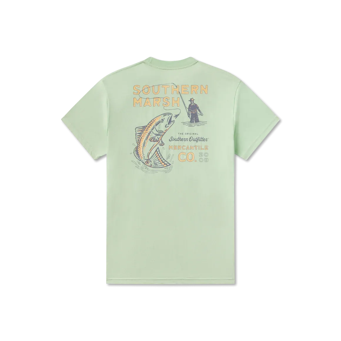 Southern Marsh-SEAWASH Tee - Retro Redfish