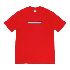 Supreme Inc. Tee- Red