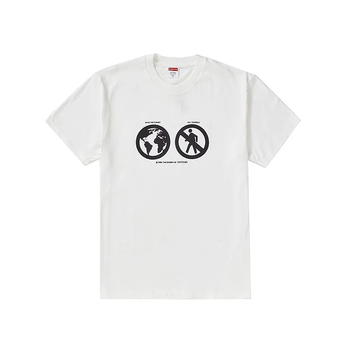 Supreme Save The Planet Tee- White