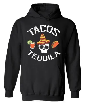 Tacos tequila hoodie, drinking hoodies