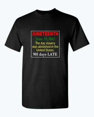 The day slavery was abolished in USA t-shirt, juneteenth tees