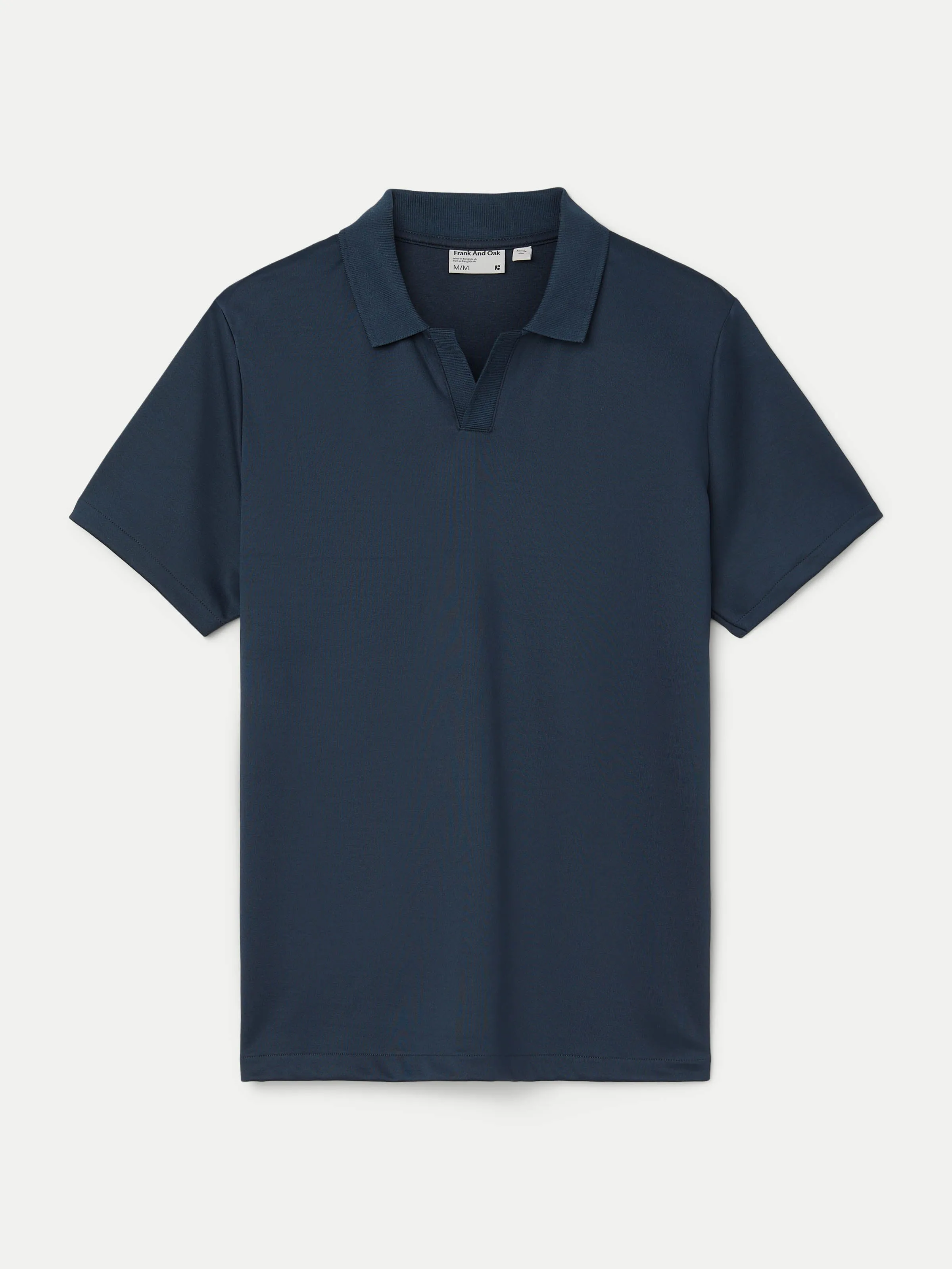 The Johnny Collar Polo in Midnight Blue