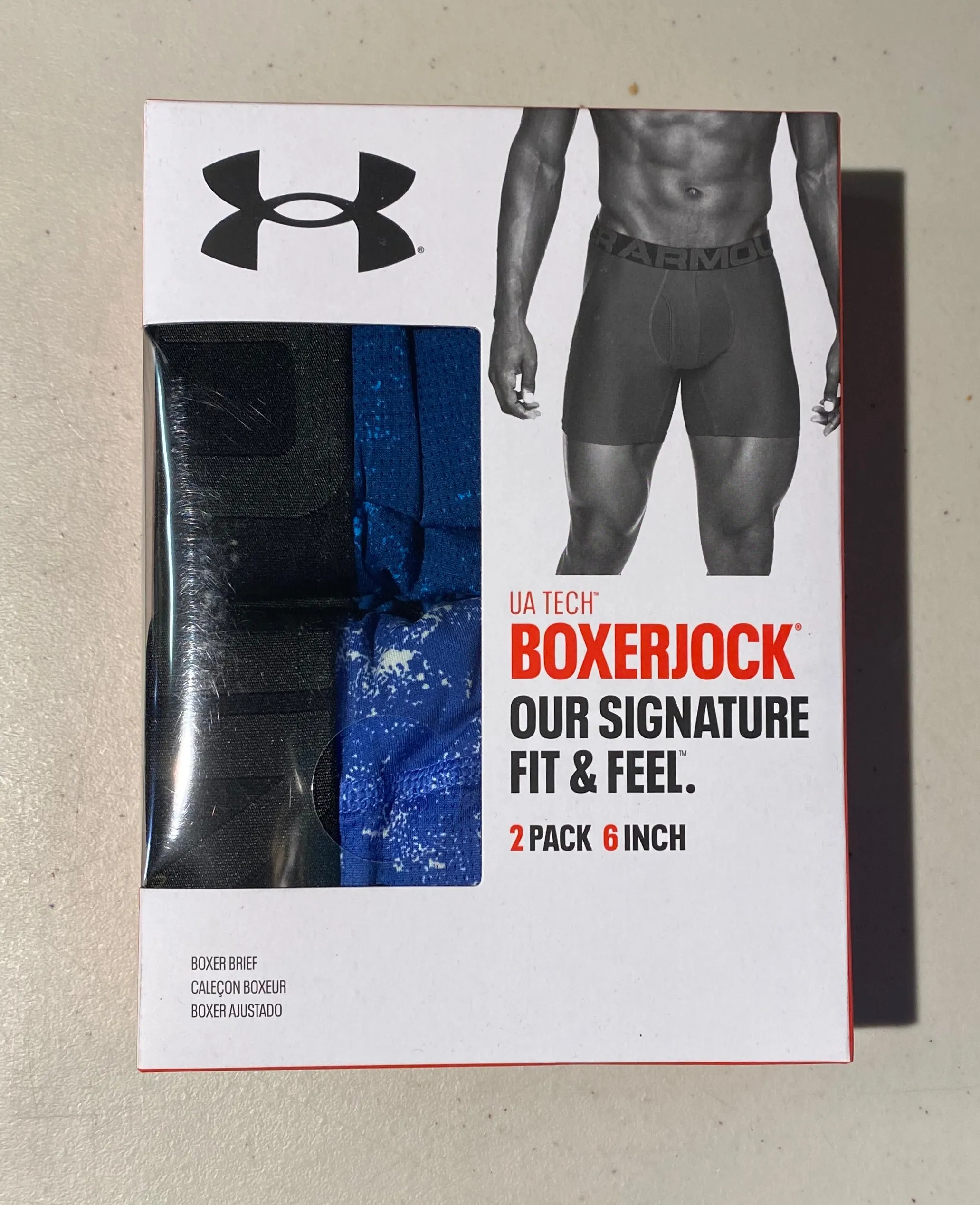 Under Armour Men's UA Tech™ 6" Boxerjock® – 2-Pack