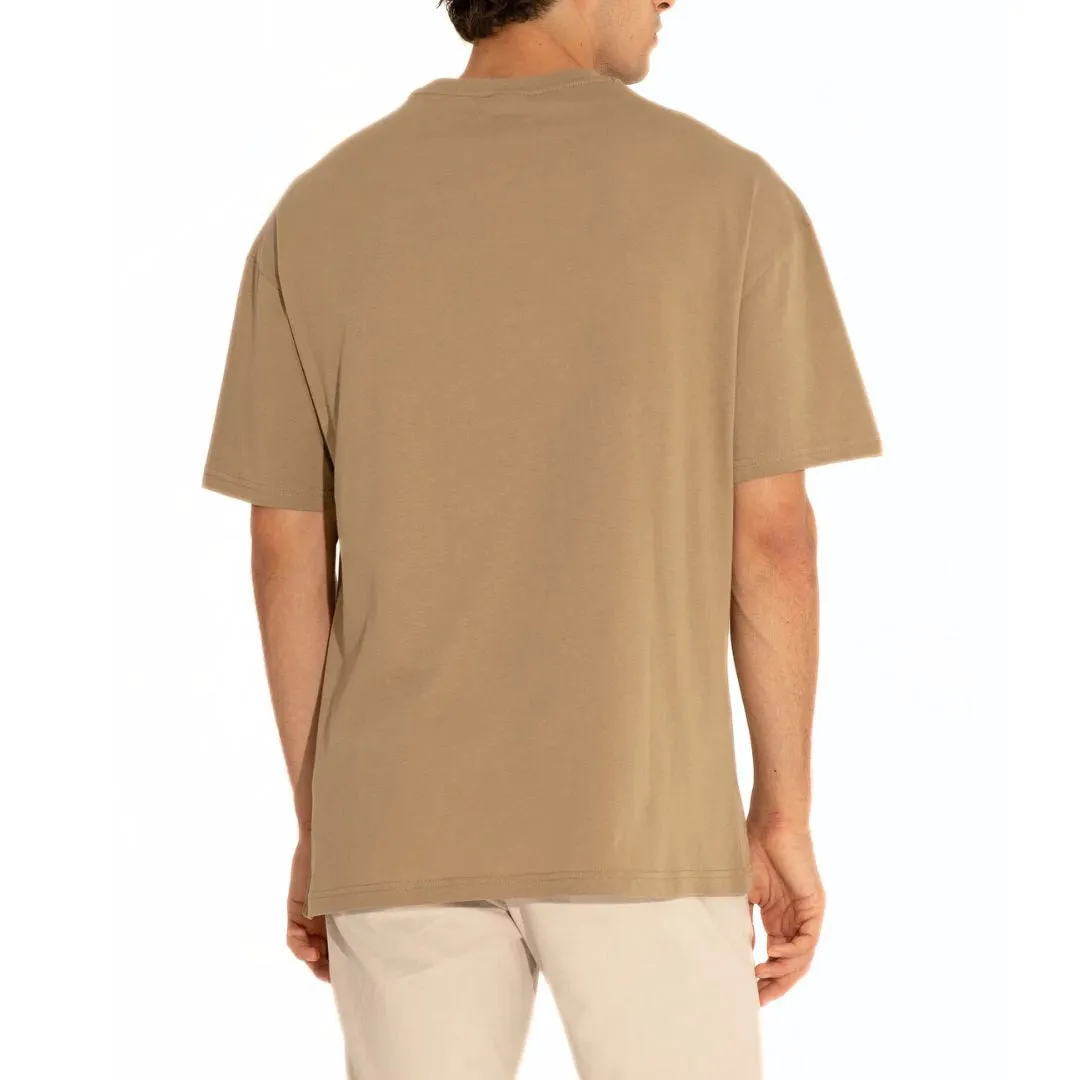 U.S. POLO ASSN. Crew Neck Logo T-Shirt Men 150289283-VR027-BEG