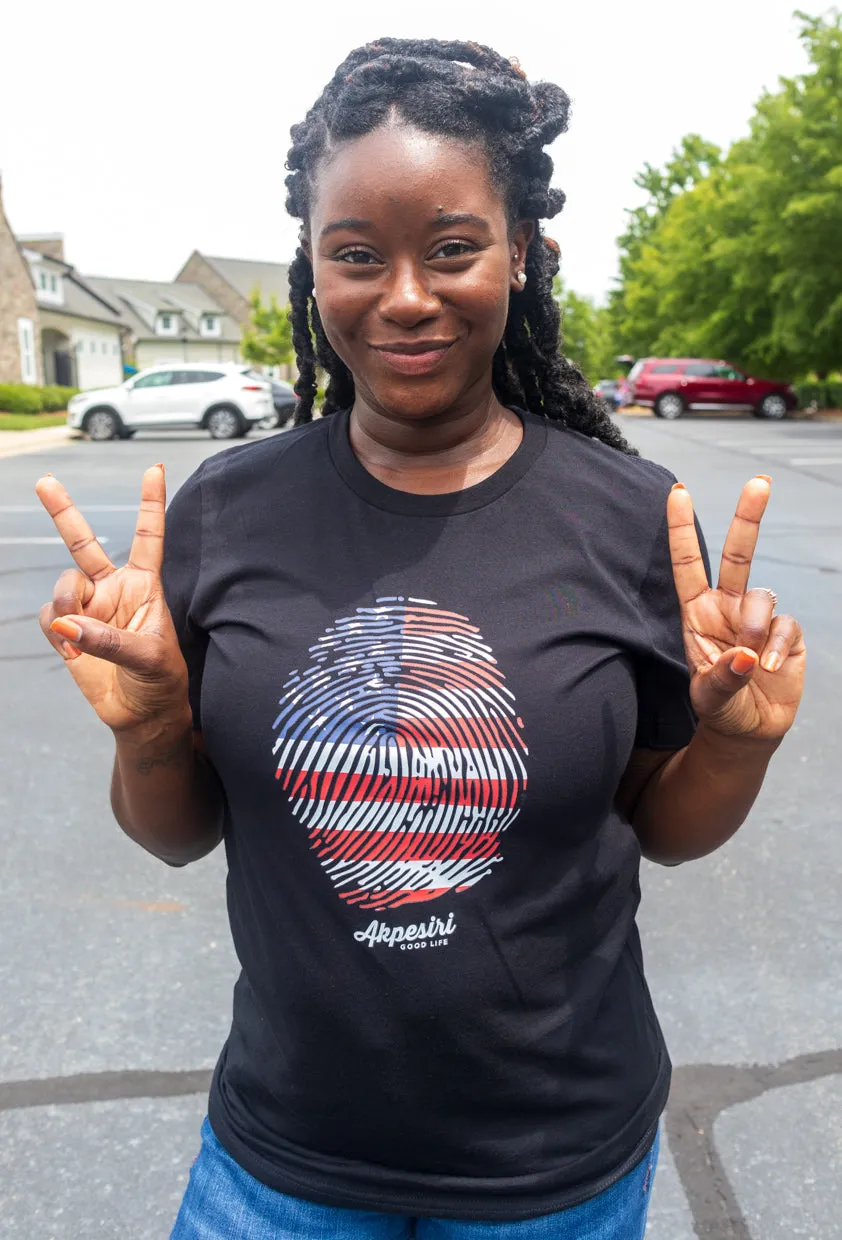USA Thumbprint Unisex Tee