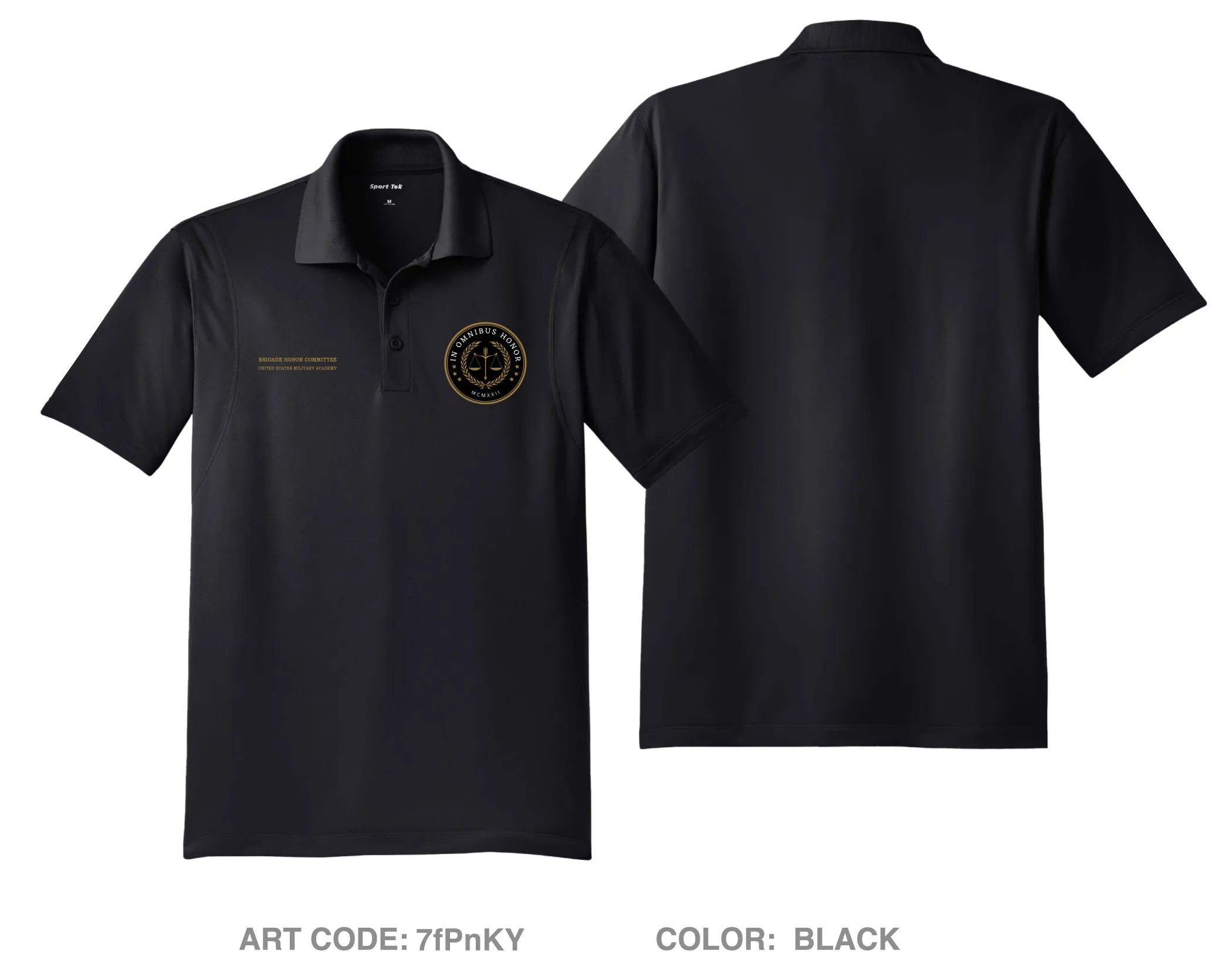 USMA Honor Committee Hi-Tech Performance Men's SS Polo - 7fPnKY