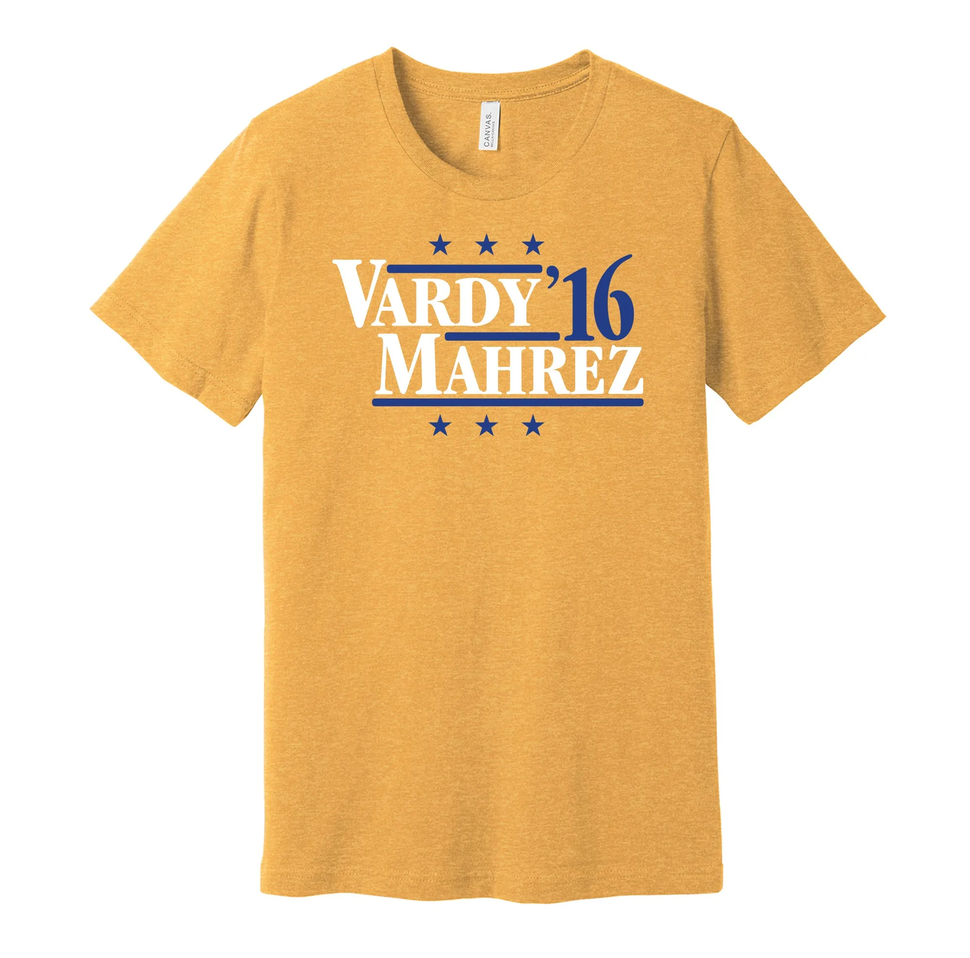 Vardy & Mahrez '16 - Leicester Football Legends Political Campaign Parody T-Shirt - Hyper Than Hype Shirts