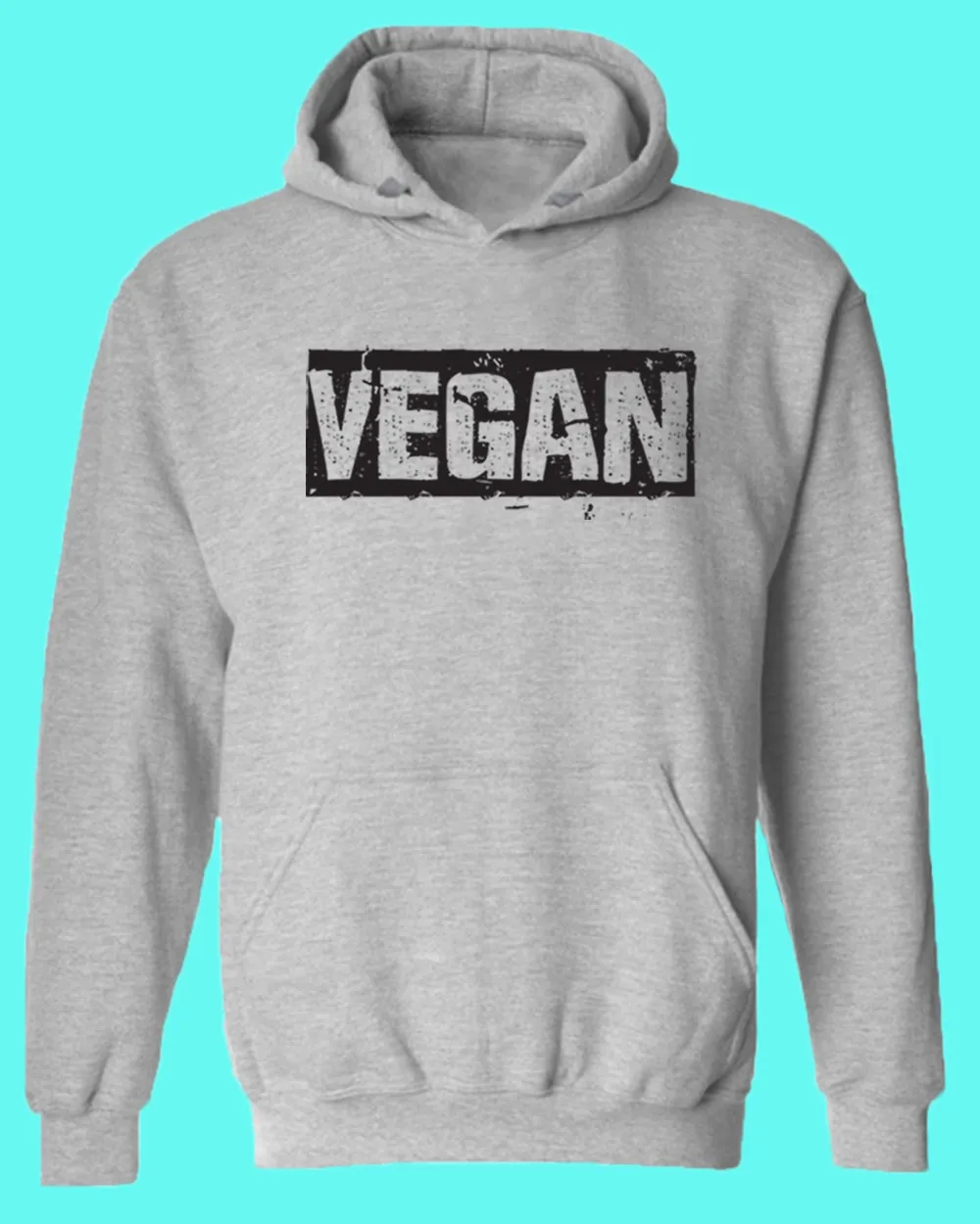Vegan Dressed logo Hoodie, vegetarian Hoodie