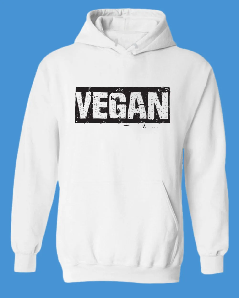 Vegan Dressed logo Hoodie, vegetarian Hoodie