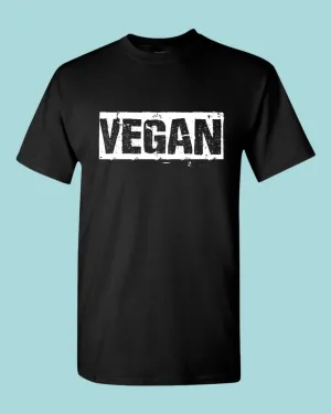 Vegan Dressed logo Shirt, vegetarian t-shirt