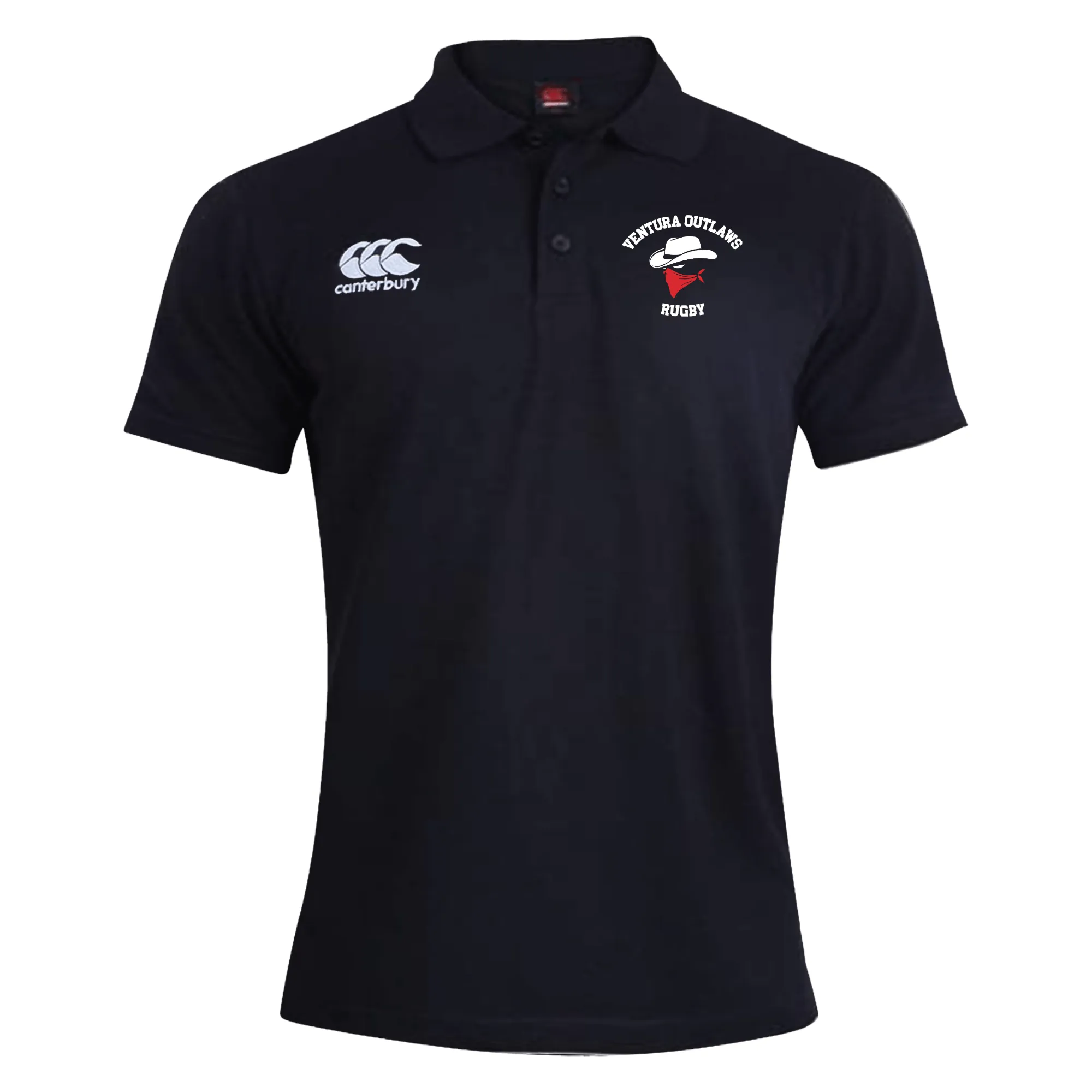 Ventura Outlaws Rugby Waimak Polo by Canterbury
