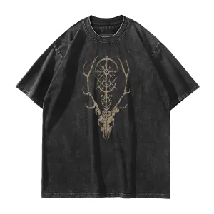 Viking Elk Washed T-Shirt