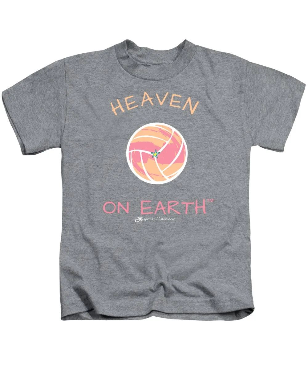 Volleyball Heaven On Earth - Kids T-Shirt
