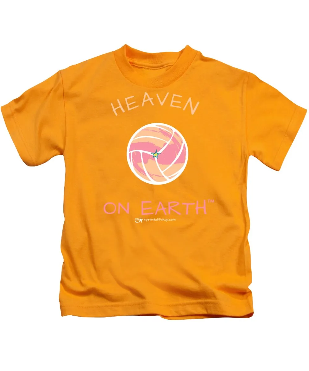 Volleyball Heaven On Earth - Kids T-Shirt