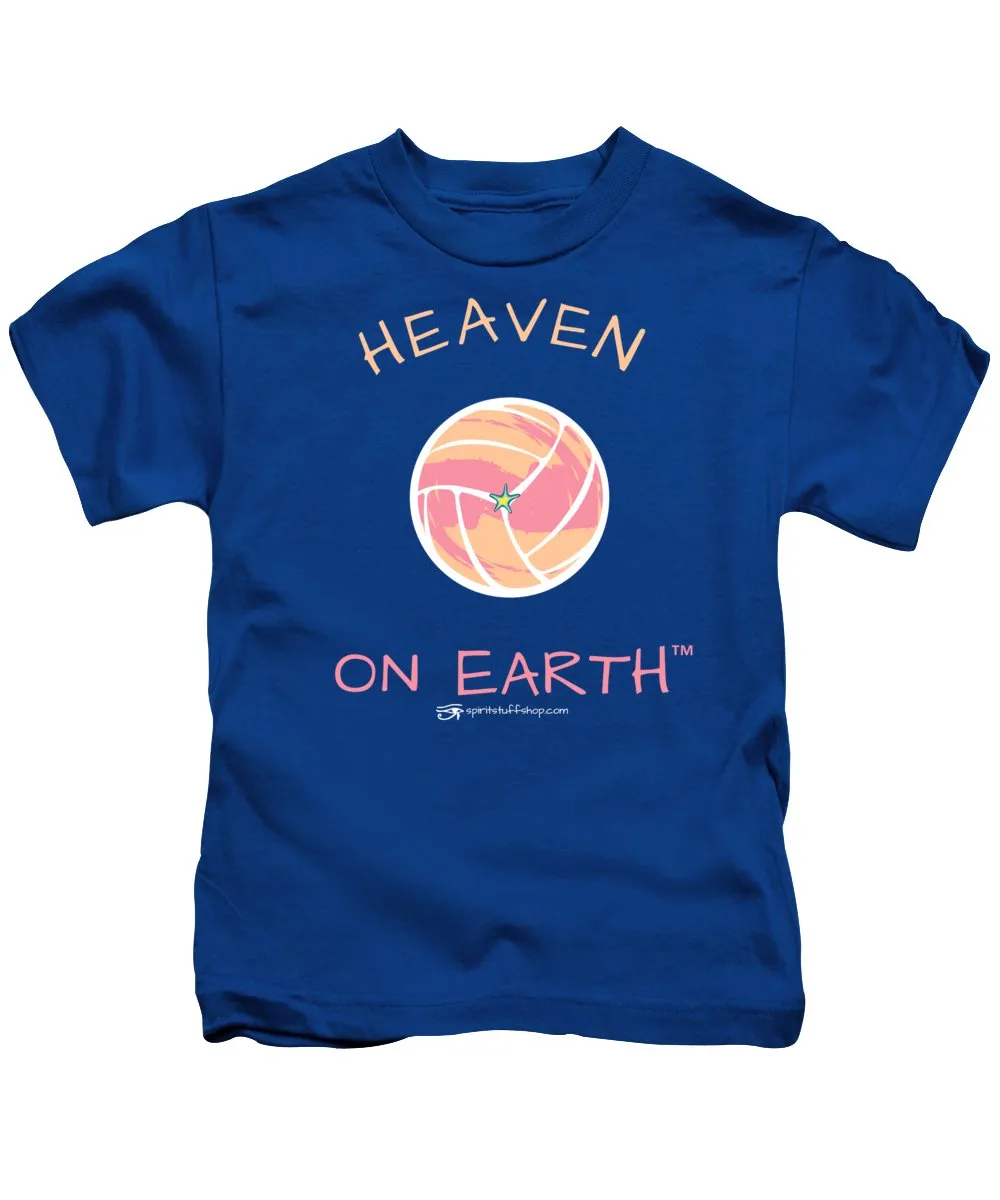 Volleyball Heaven On Earth - Kids T-Shirt