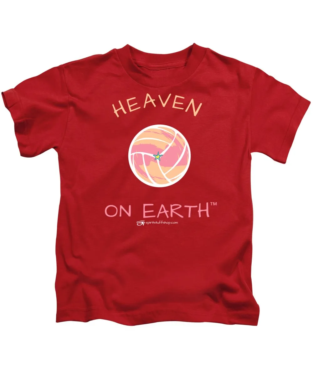 Volleyball Heaven On Earth - Kids T-Shirt