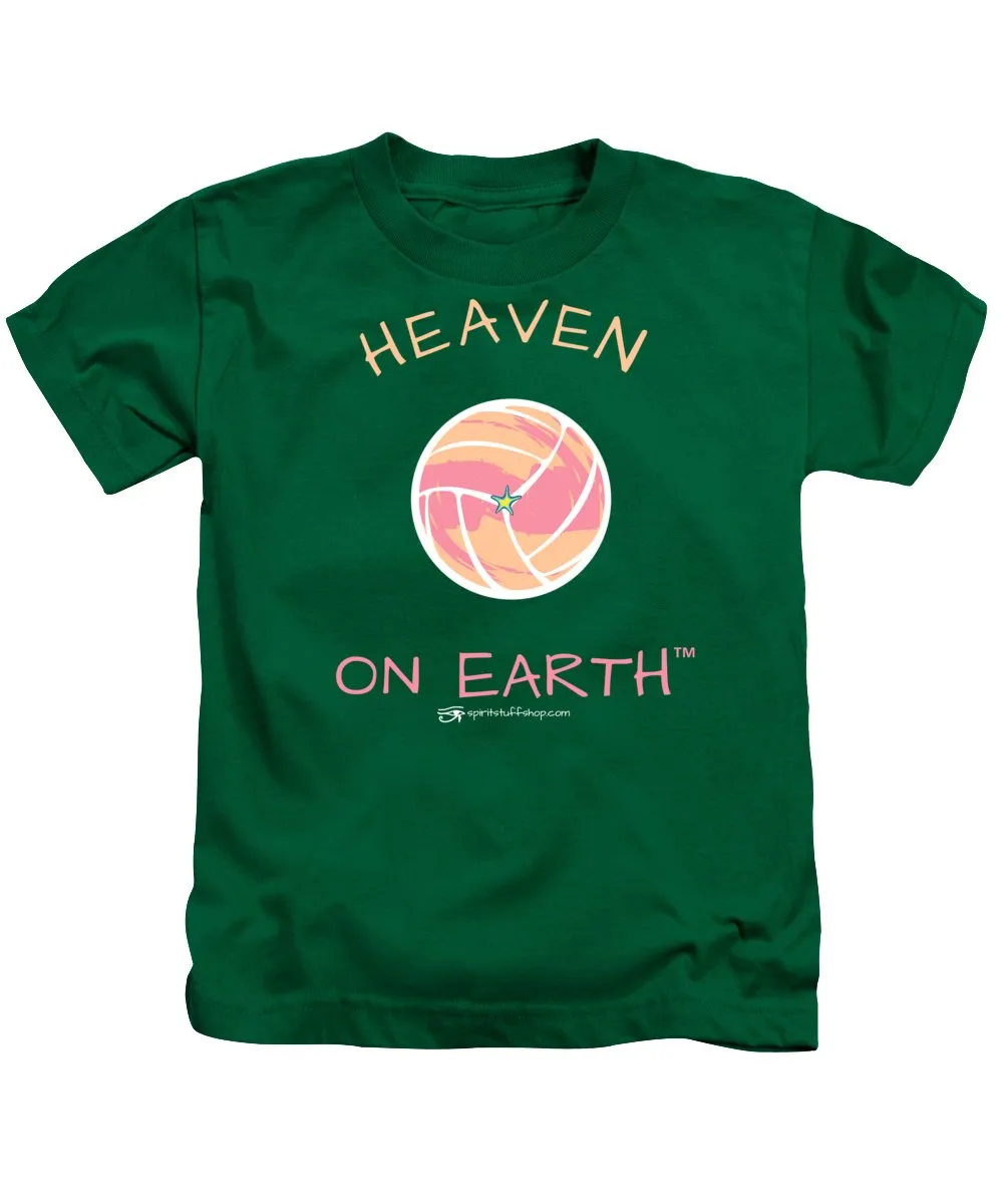 Volleyball Heaven On Earth - Kids T-Shirt