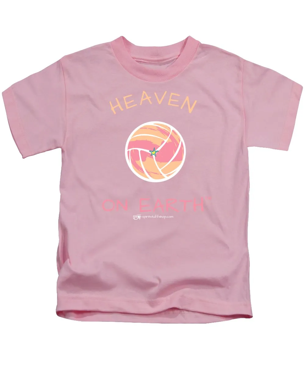 Volleyball Heaven On Earth - Kids T-Shirt