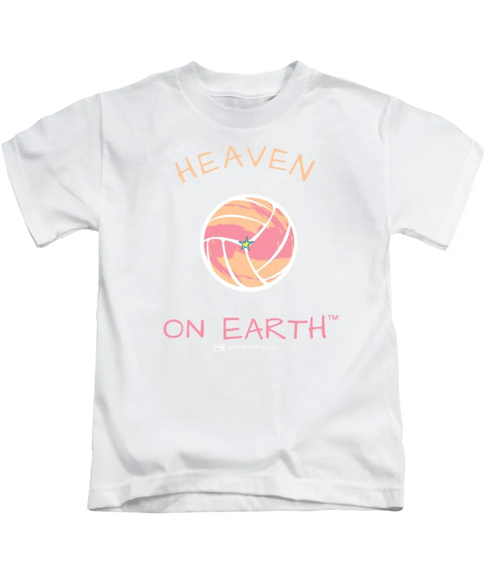Volleyball Heaven On Earth - Kids T-Shirt