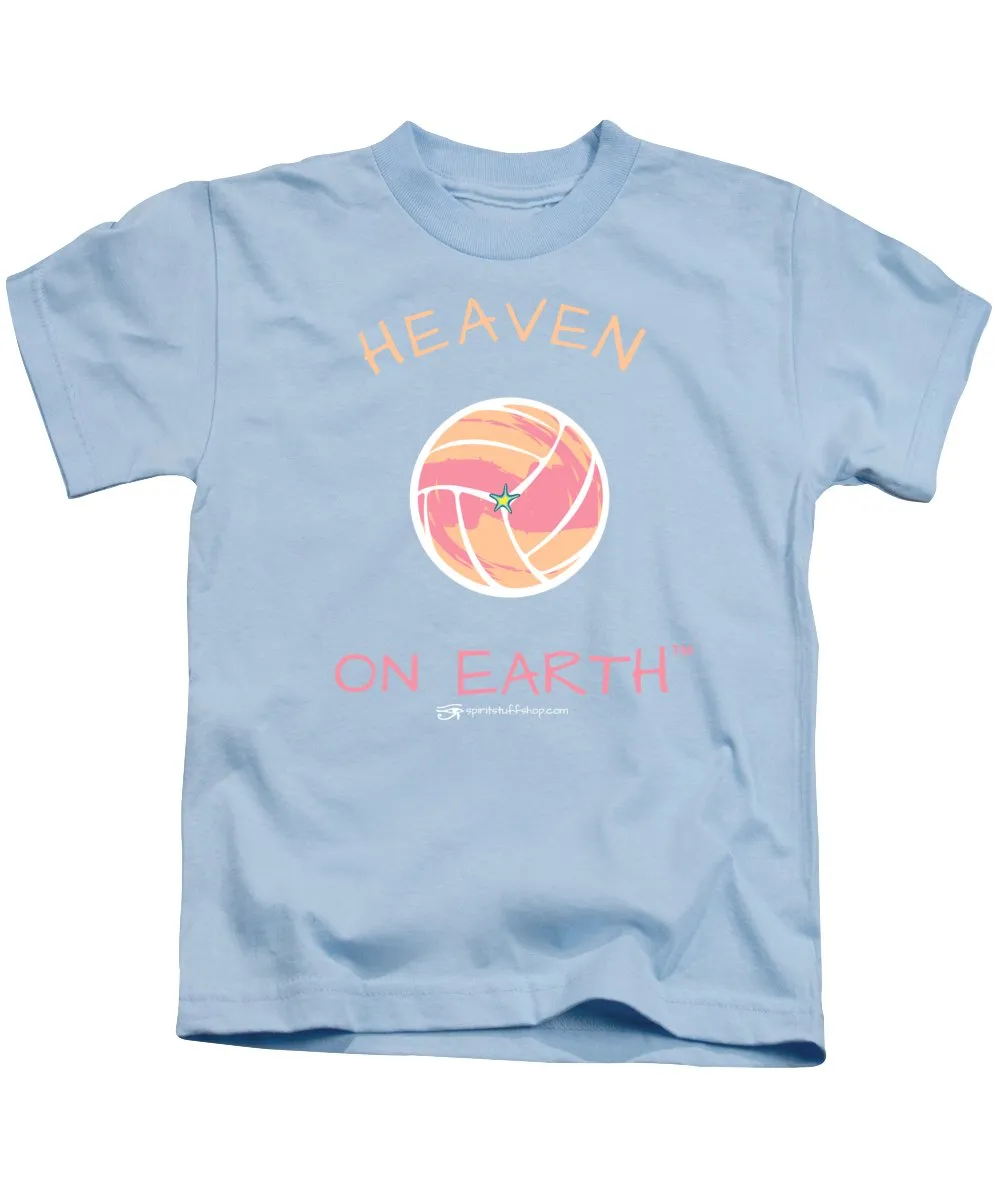 Volleyball Heaven On Earth - Kids T-Shirt